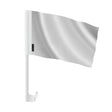 Drapeau voiture blanc france polyester fixation vitre latérale