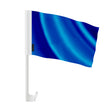 Drapeau voiture bleu foncé france polyester fixation fenêtre