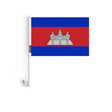 Drapeau Voiture Cambodge en Polyester - Pixelforma 