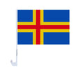 Polyester Åland Car Flag - Pixelforma