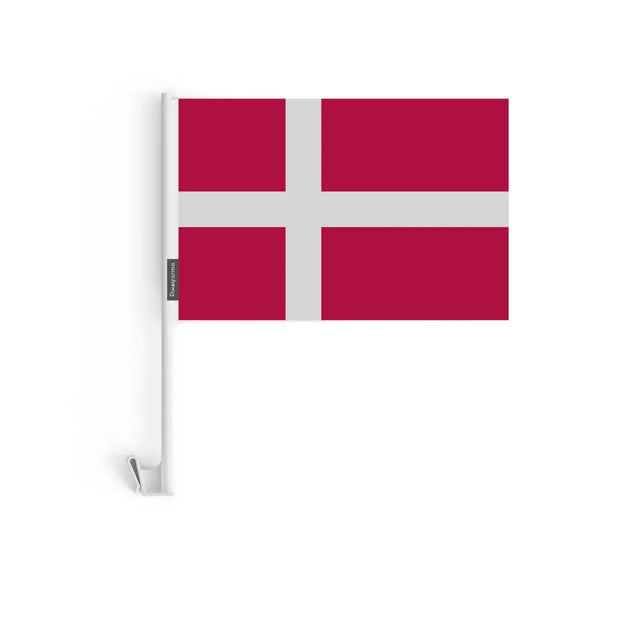 Drapeau Voiture Danemark en Polyester - Pixelforma 