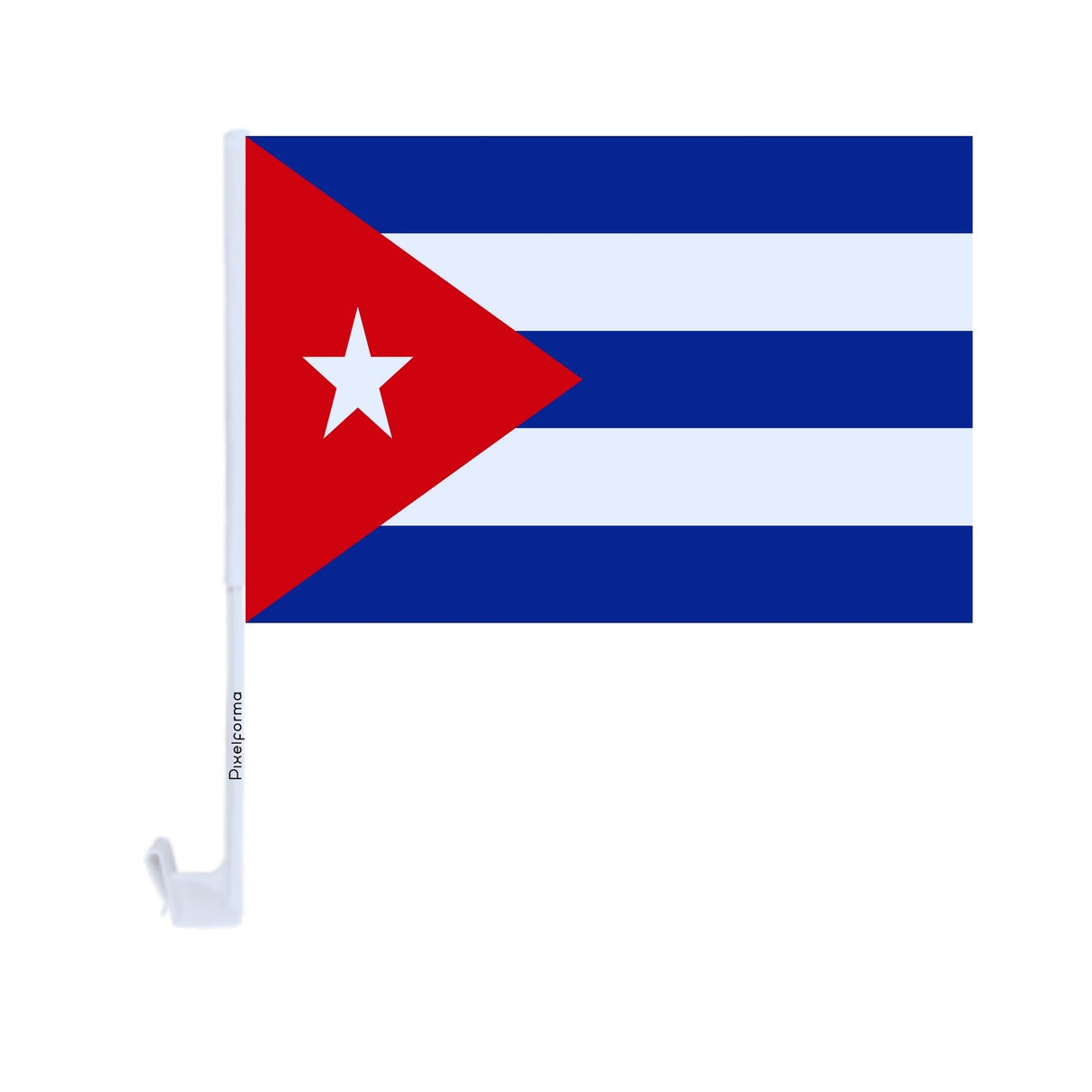 Cuba Car Flag Made of Polyester - Pixelforma