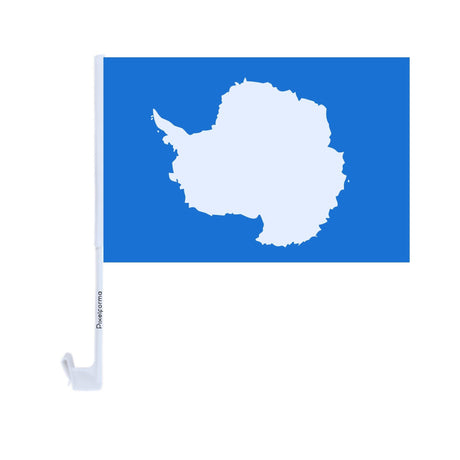 Drapeau voiture de l'Antarctique en polyester - Pixelforma