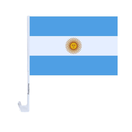 Drapeau voiture de l'Argentine en polyester - Pixelforma