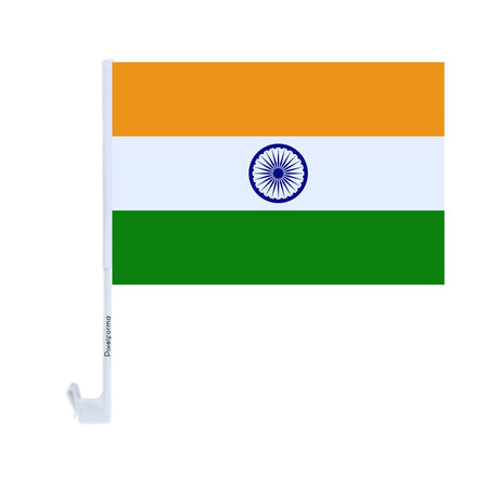 Drapeau voiture de l'Inde en polyester - Pixelforma