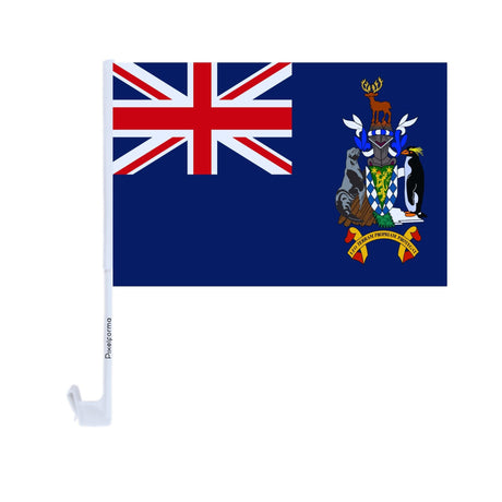 South Georgia and South Sandwich Islands Polyester Car Flag - Pixelforma