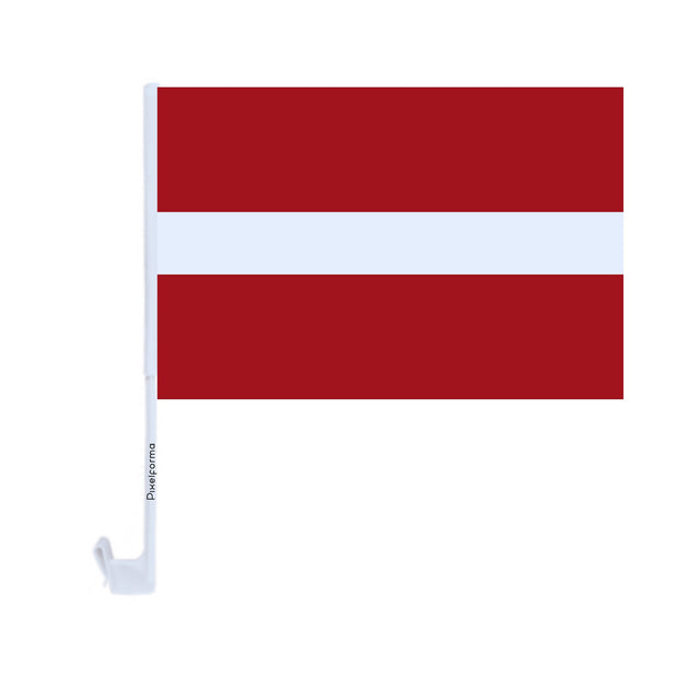 Latvia Polyester Car Flag - Pixelforma