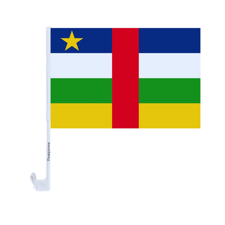 Central African Republic Car Flag Made of Polyester - Pixelforma