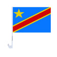 Democratic Republic of the Congo Car Flag Made of Polyester - Pixelforma