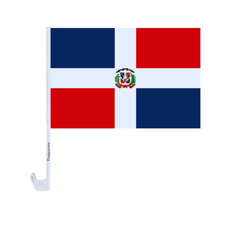 Polyester Dominican Republic Car Flag - Pixelforma