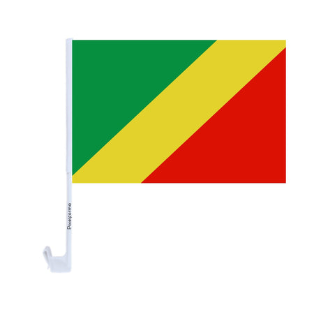Republic of Congo Car Flag Made of Polyester - Pixelforma