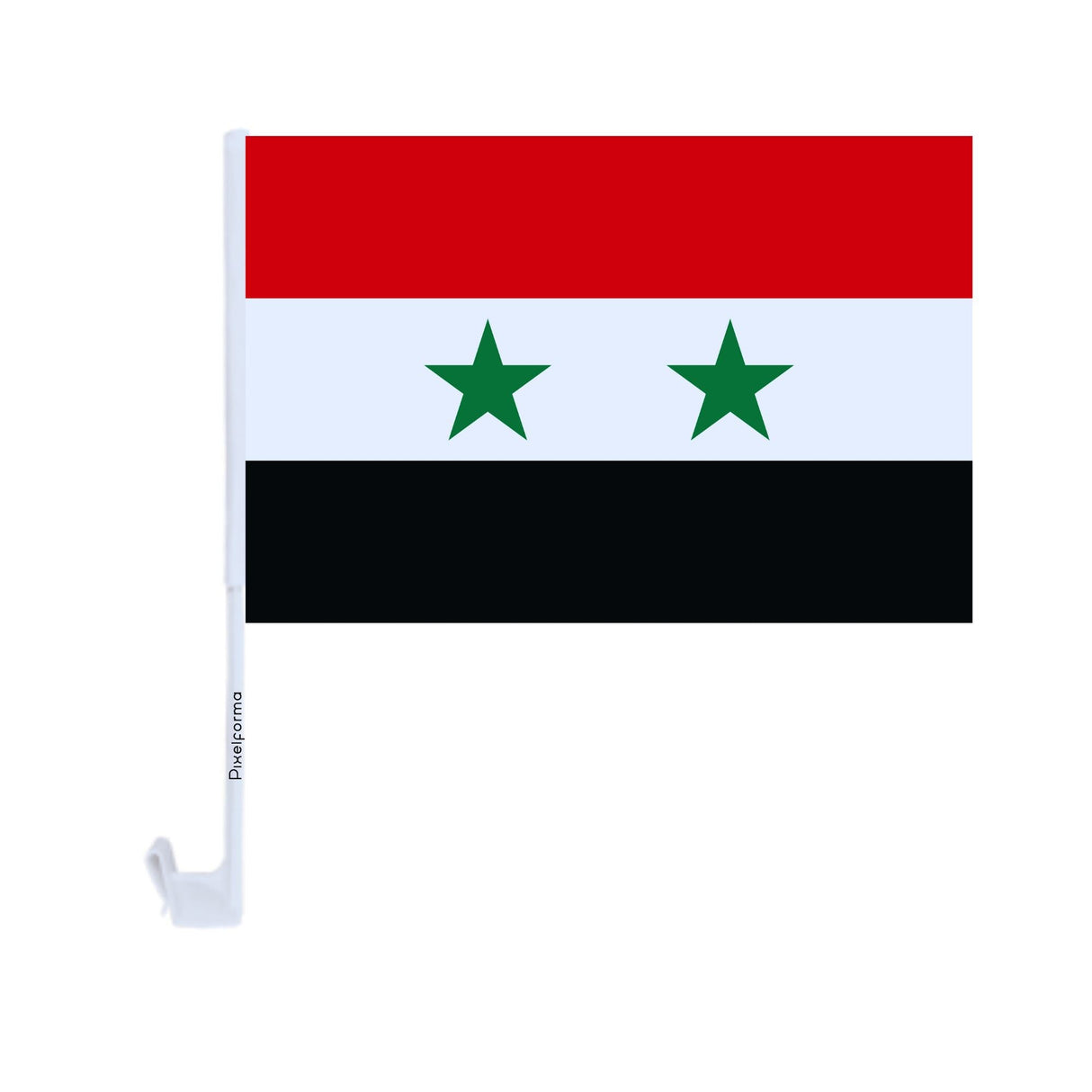 Syria Polyester Car Flag - Pixelforma