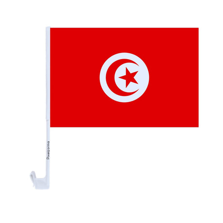 Tunisia Polyester Car Flag - Pixelforma