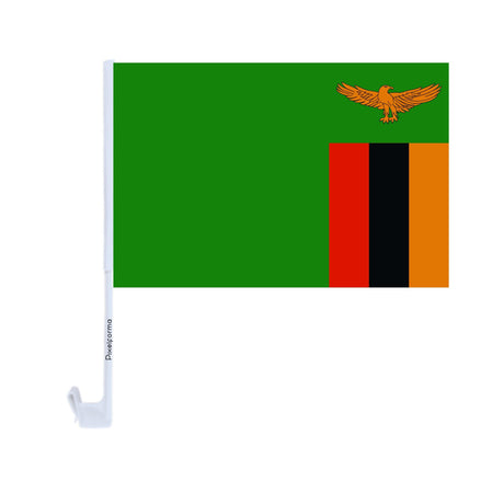 Zambia Polyester Car Flag - Pixelforma