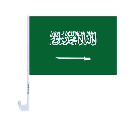 Saudi Arabia Car Flag Made of Polyester - Pixelforma
