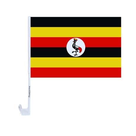 Uganda Polyester Car Flag - Pixelforma