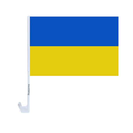 Ukraine Polyester Car Flag - Pixelforma