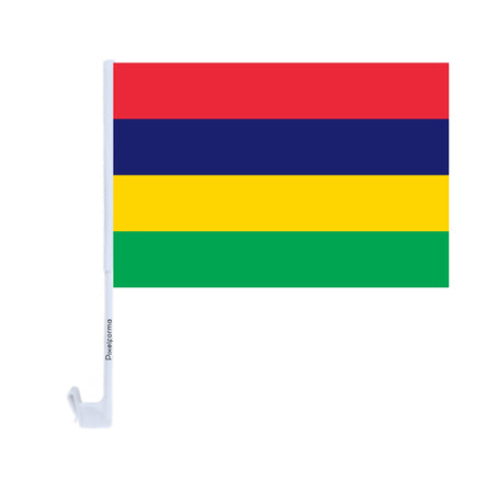 Mauritius Car Flag in Polyester - Pixelforma