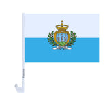 San Marino Car Flag Made of Polyester - Pixelforma