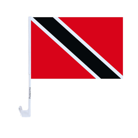 Drapeau voiture de Trinité-et-Tobago en polyester - Pixelforma