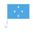 Polyester Federated States of Micronesia Car Flag - Pixelforma