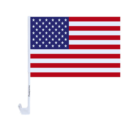 Drapeau voiture des États-Unis en polyester - Pixelforma