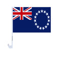 Polyester Cook Islands Car Flag - Pixelforma