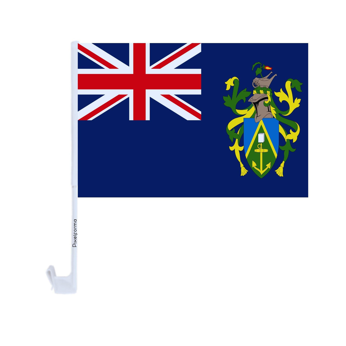 Pitcairn Islands Car Flag Made of Polyester - Pixelforma