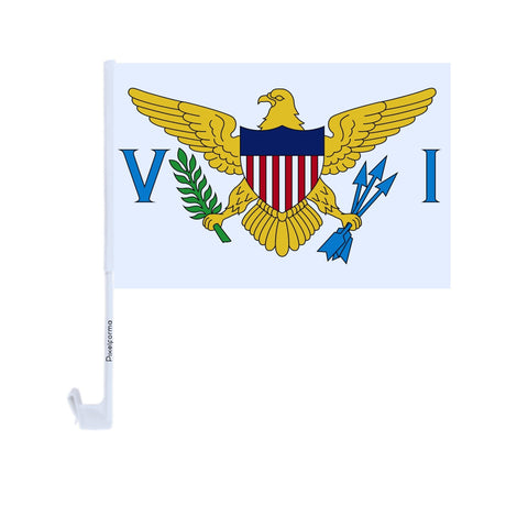 U.S. Virgin Islands Car Flag Made of Polyester - Pixelforma