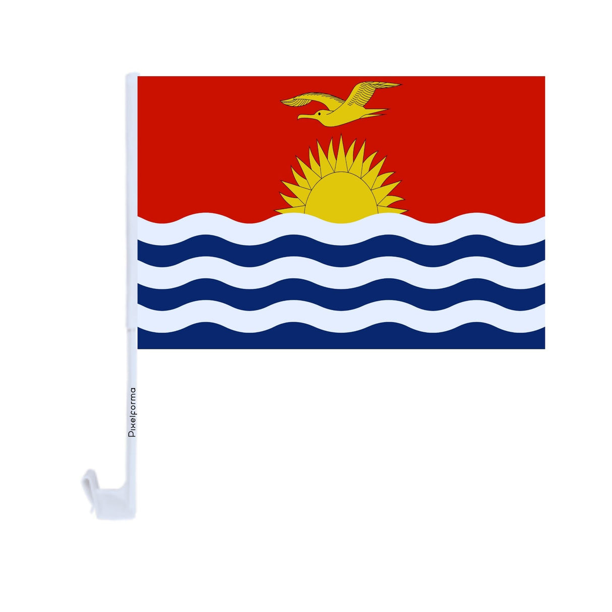 Kiribati Car Flag Polyester - Pixelforma