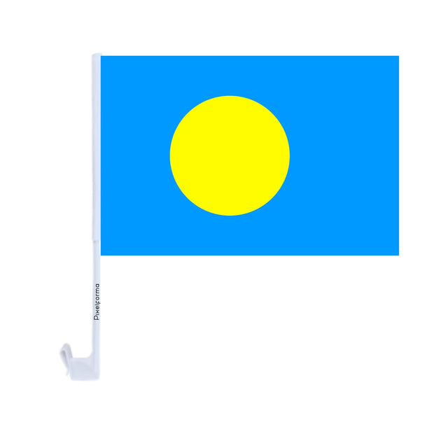 Palau Polyester Car Flag - Pixelforma