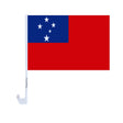Samoa Polyester Car Flag - Pixelforma