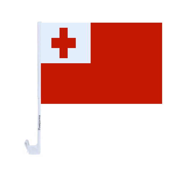 Drapeau voiture des Tonga en polyester - Pixelforma