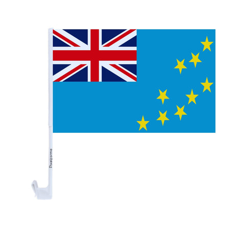 Tuvalu Car Flag in Polyester - Pixelforma