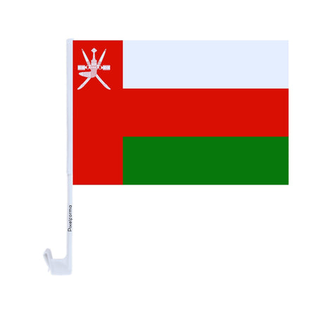 Oman Polyester Car Flag - Pixelforma