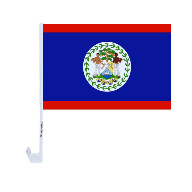 Belize Polyester Car Flag - Pixelforma
