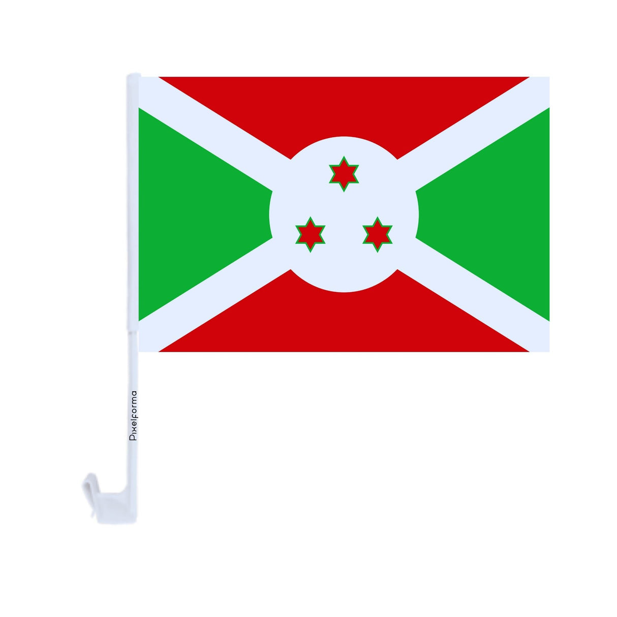 Burundi Polyester Car Flag - Pixelforma