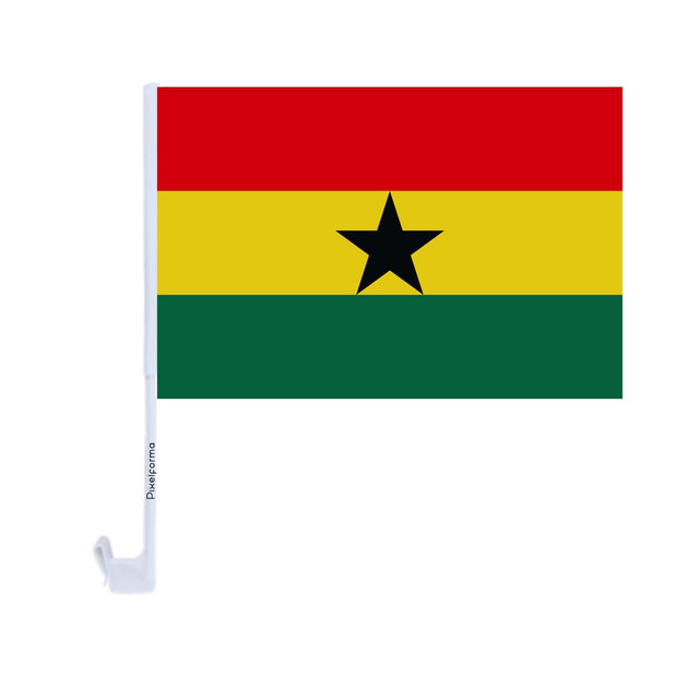 Ghana Polyester Car Flag - Pixelforma