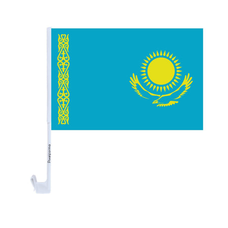 Official Kazakhstan Car Flag Made of Polyester - Pixelforma