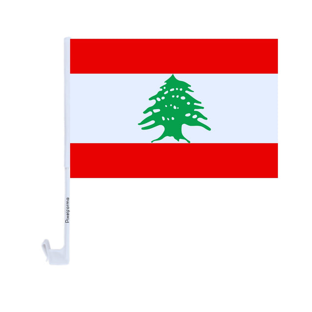 Lebanon Car Flag Made of Polyester - Pixelforma