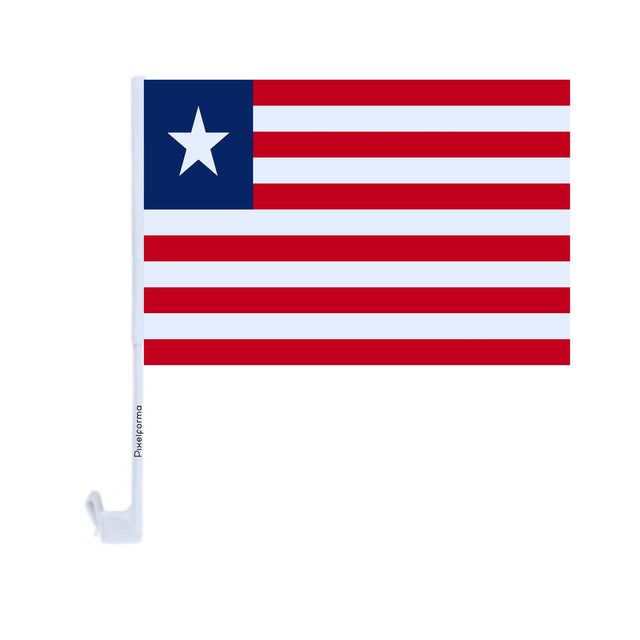Liberia Polyester Car Flag - Pixelforma