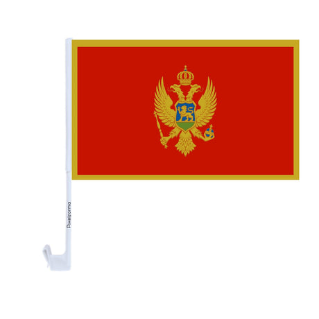 Montenegro Polyester Car Flag - Pixelforma