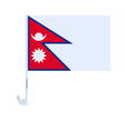 Nepal Polyester Car Flag - Pixelforma