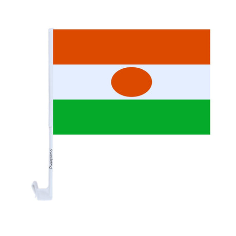 Niger Polyester Car Flag - Pixelforma