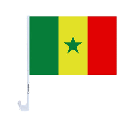 Senegal Car Flag Made of Polyester - Pixelforma