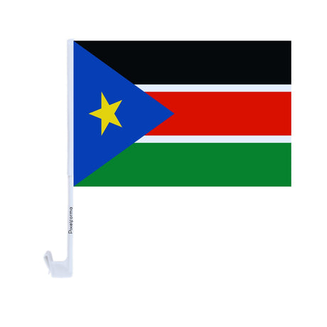 South Sudan Car Flag Made of Polyester - Pixelforma