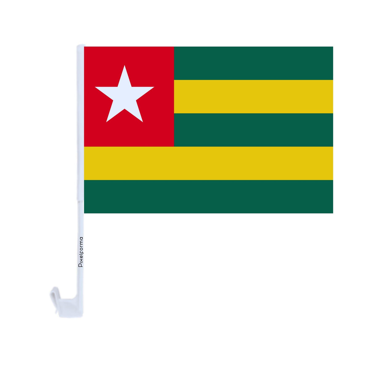 Togo Polyester Car Flag - Pixelforma