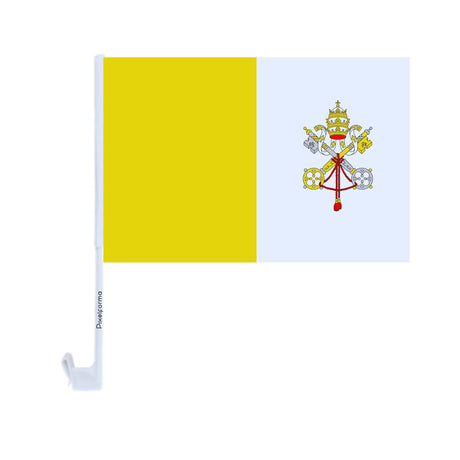 Polyester Vatican Car Flag - Pixelforma