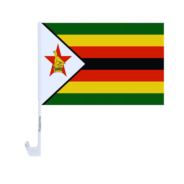 Zimbabwe Polyester Car Flag - Pixelforma