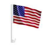 Drapeau voiture états-unis en polyester fixation fenêtre